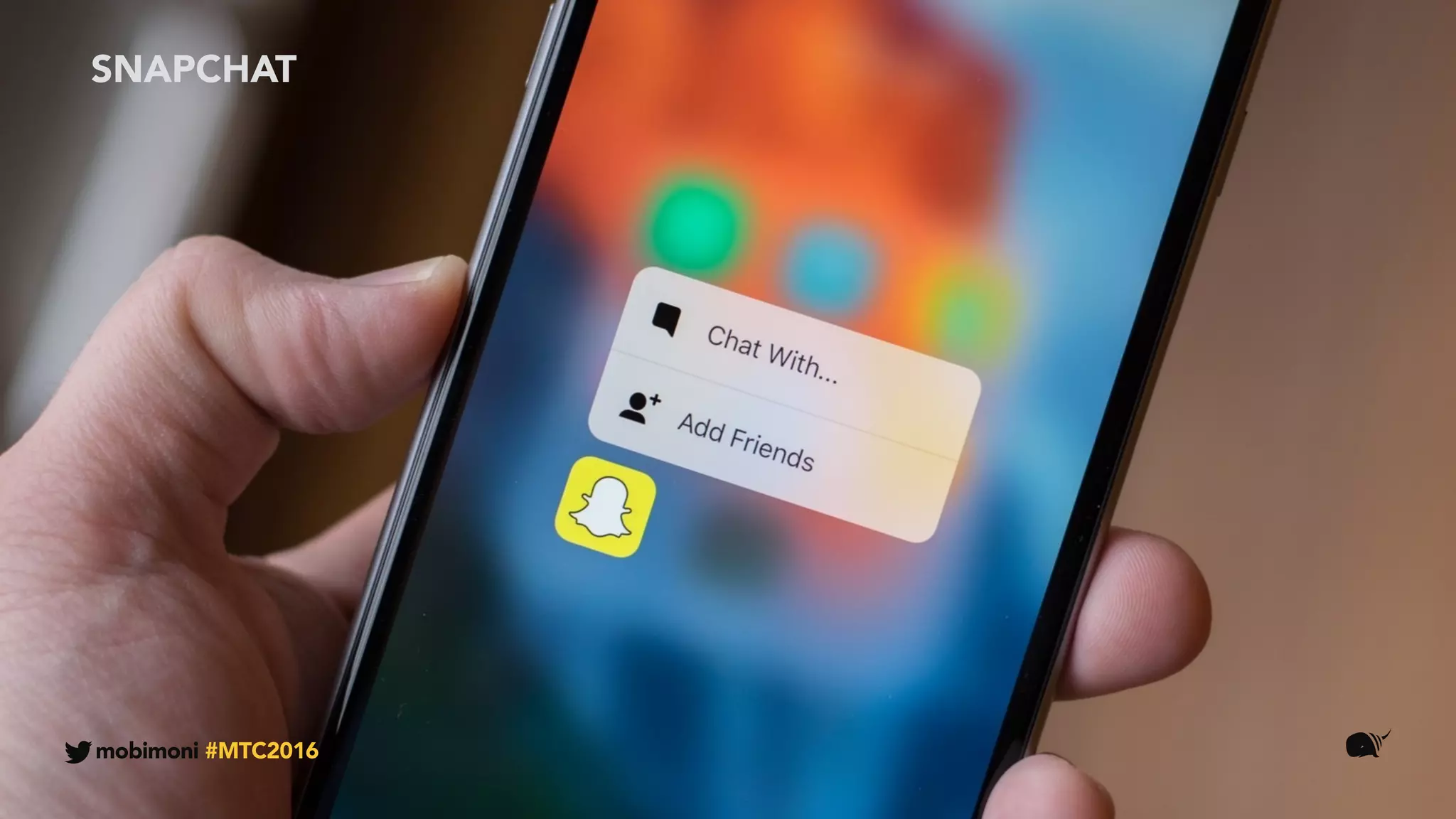 SNAPCHAT
mobimoni #MTC2016
 