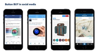 Button BUY in social media
 