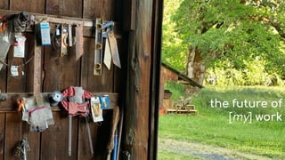 the future of
[my] work
an exploration
by Leslie A. Bradshaw
June 2022
 