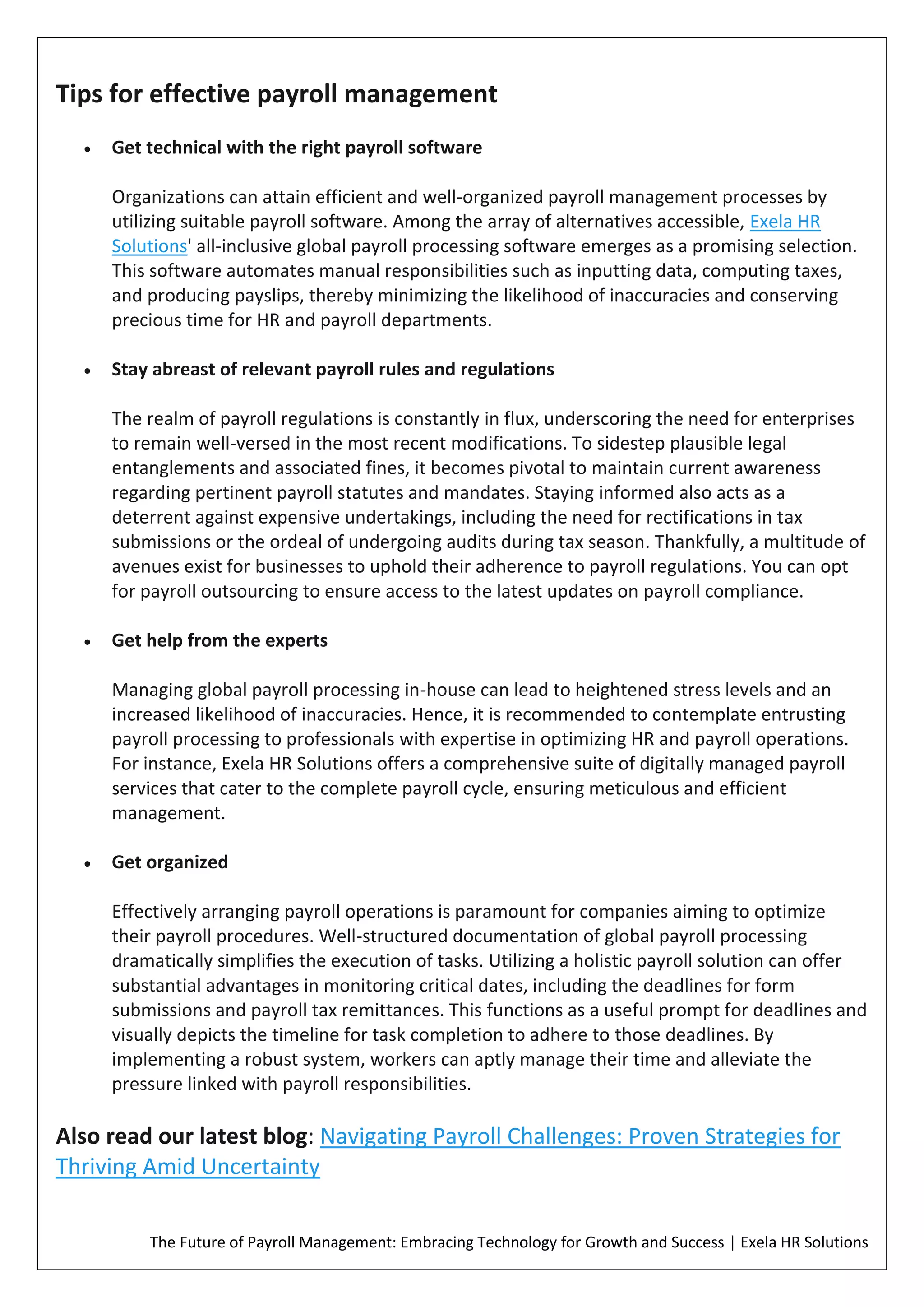 The Future of Payroll Management: Embracing Technology for Growth and ...