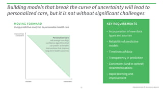 Building models that break the curve of uncertainty will lead to 
personalized care, but it is not without significant cha...