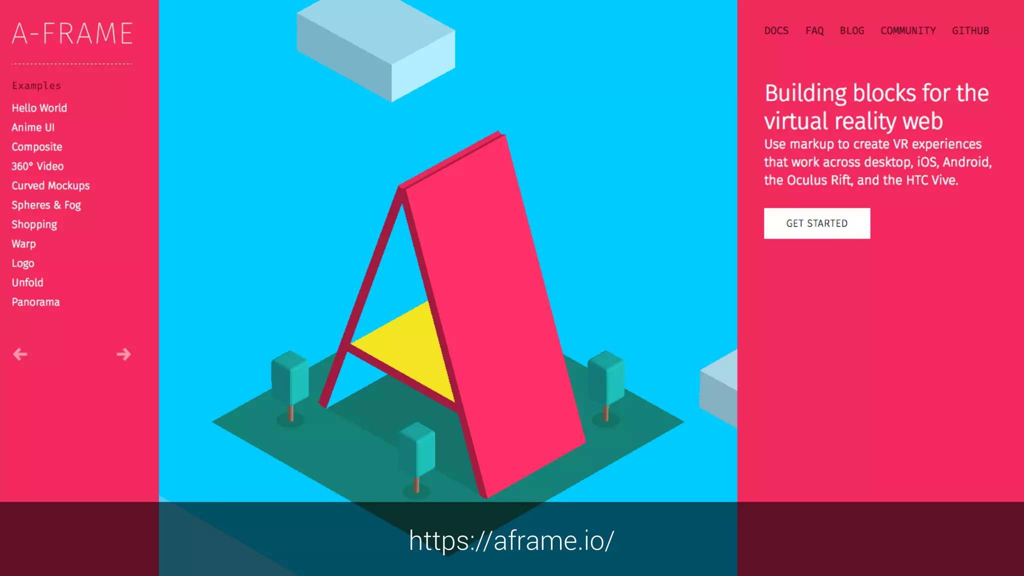 https://aframe.io/
 