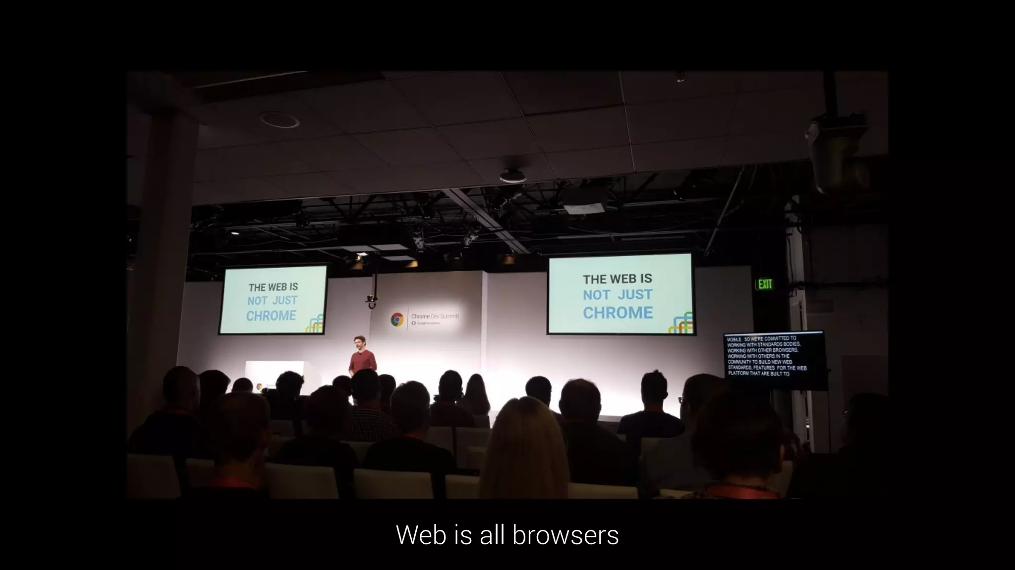 Web is all browsers
 