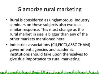 The future of rural marketing