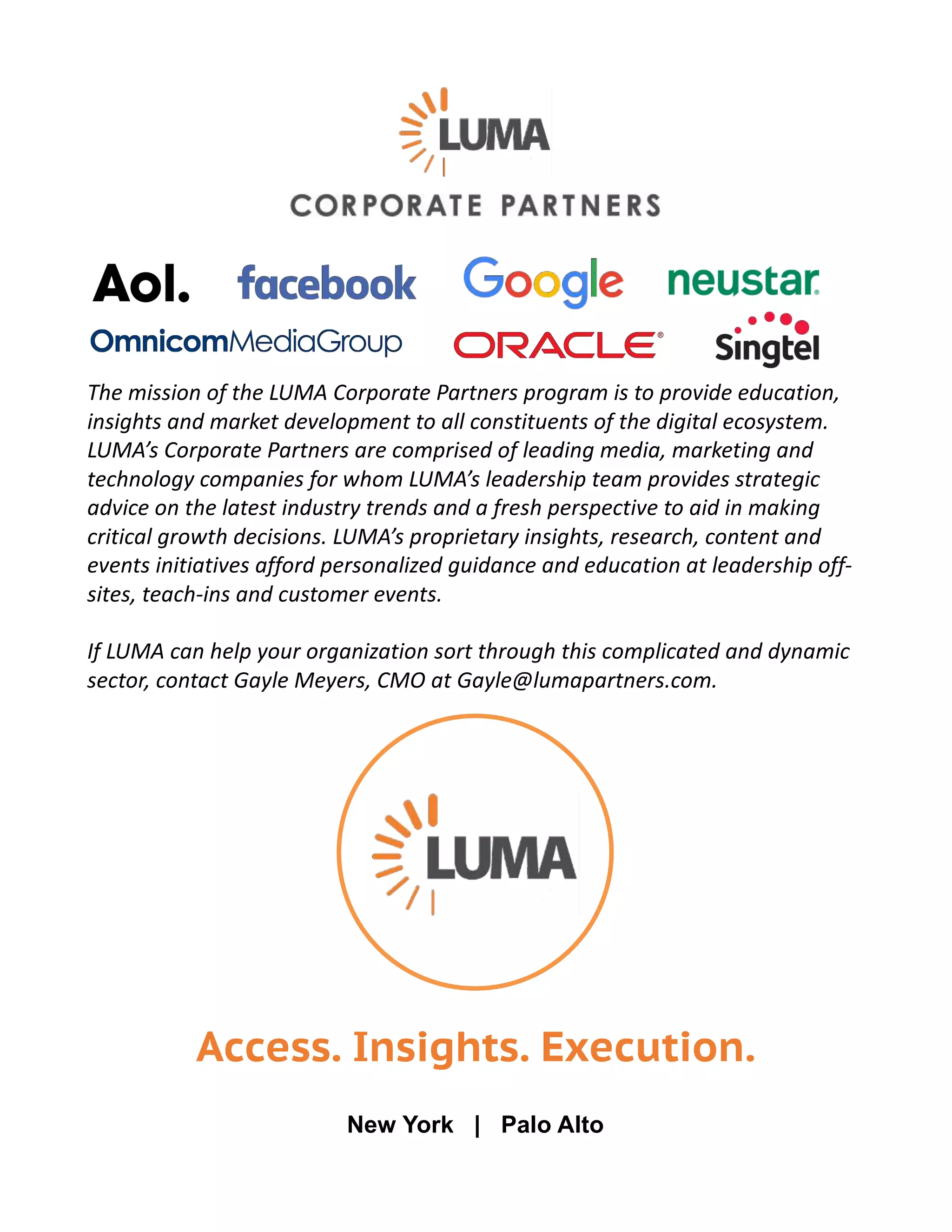 LUMA Digital Brief 013 - The Future of Sales Tech