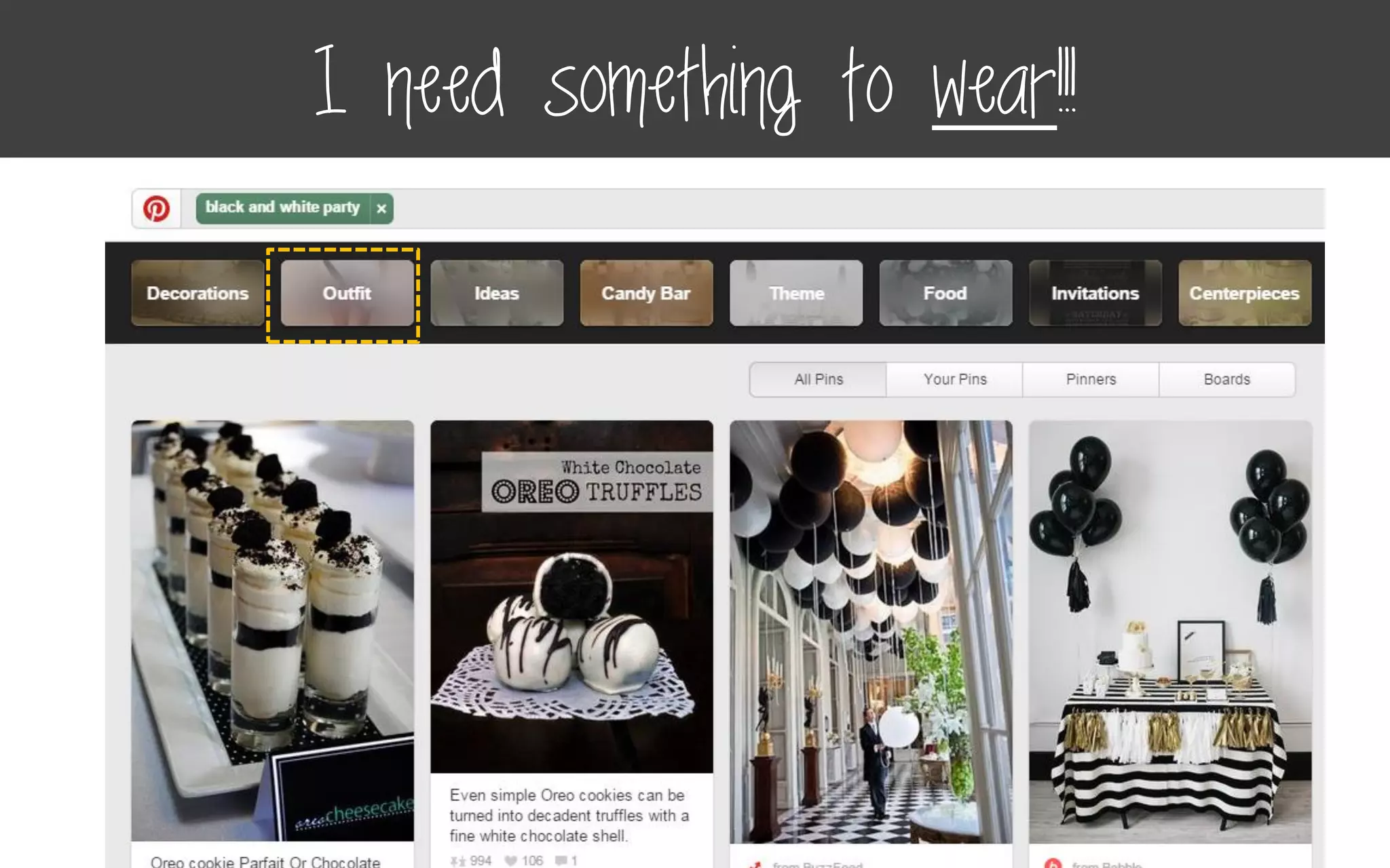 I need something to wear!!!
 