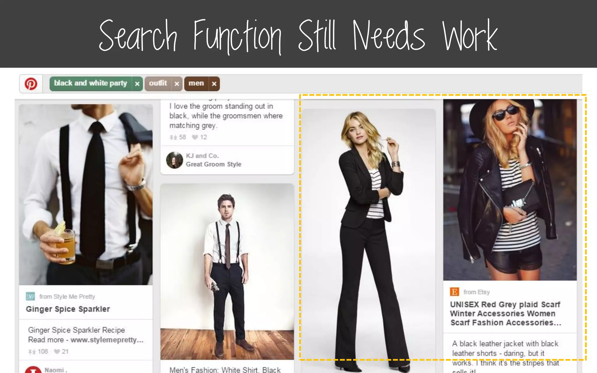 Search Function Still Needs Work
 