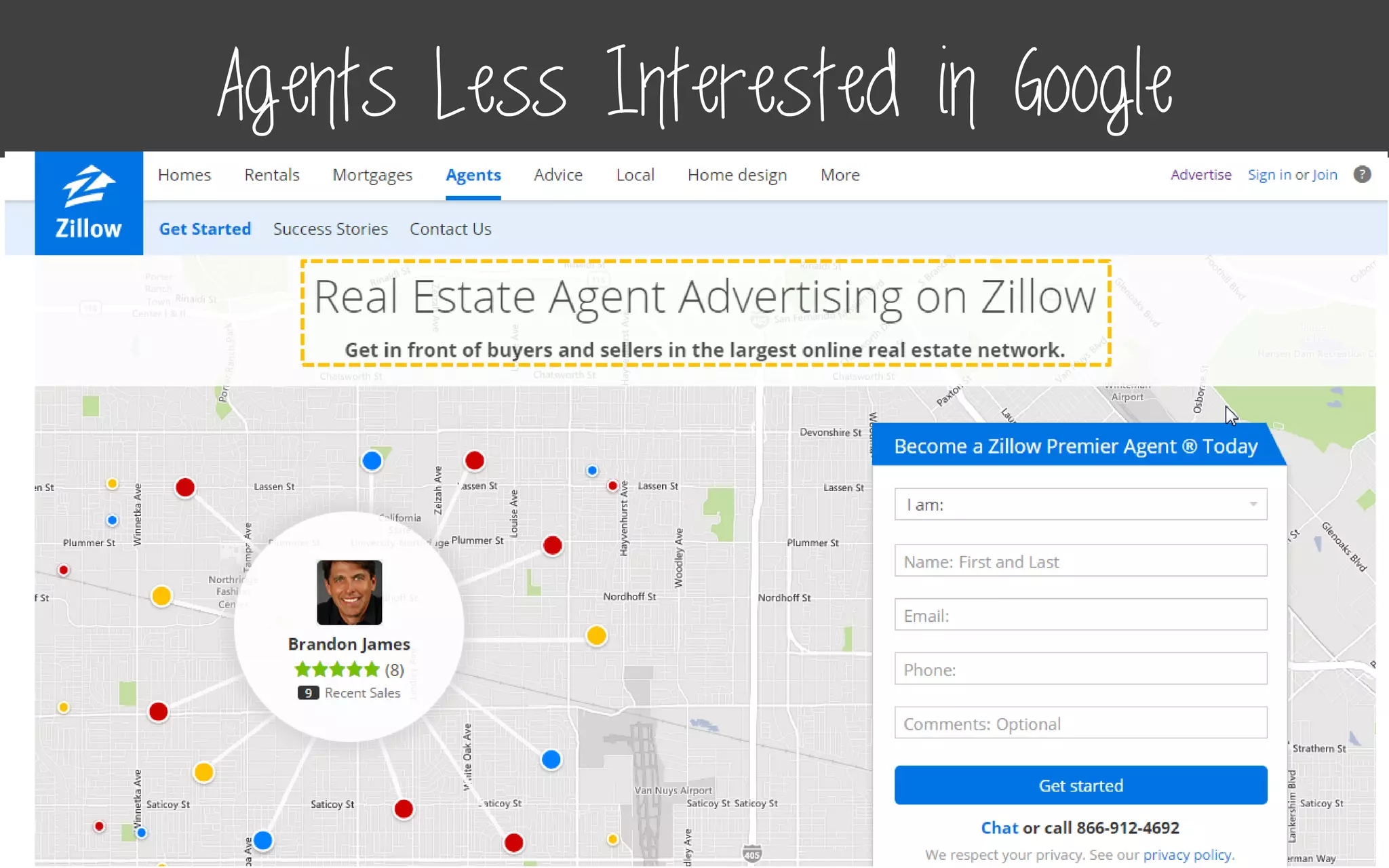 Agents Less Interested in Google
 