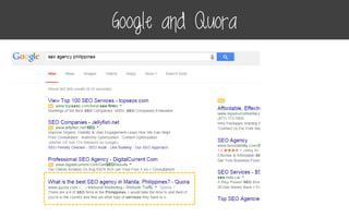 Google and Quora
 