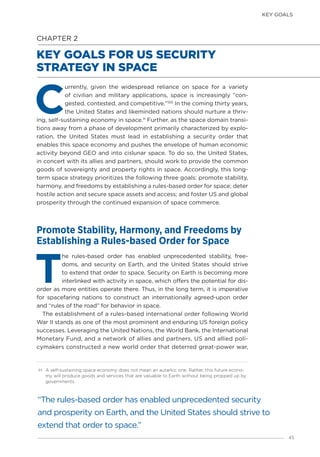 The Future of Security in Space - A Thirty-Year US Strategy | PDF