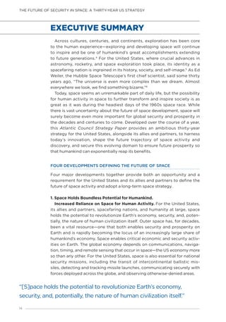The Future of Security in Space - A Thirty-Year US Strategy | PDF