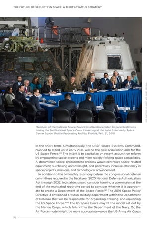 The Future of Security in Space - A Thirty-Year US Strategy | PDF