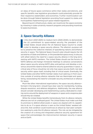 The Future of Security in Space - A Thirty-Year US Strategy | PDF