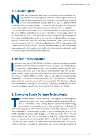 The Future of Security in Space - A Thirty-Year US Strategy | PDF