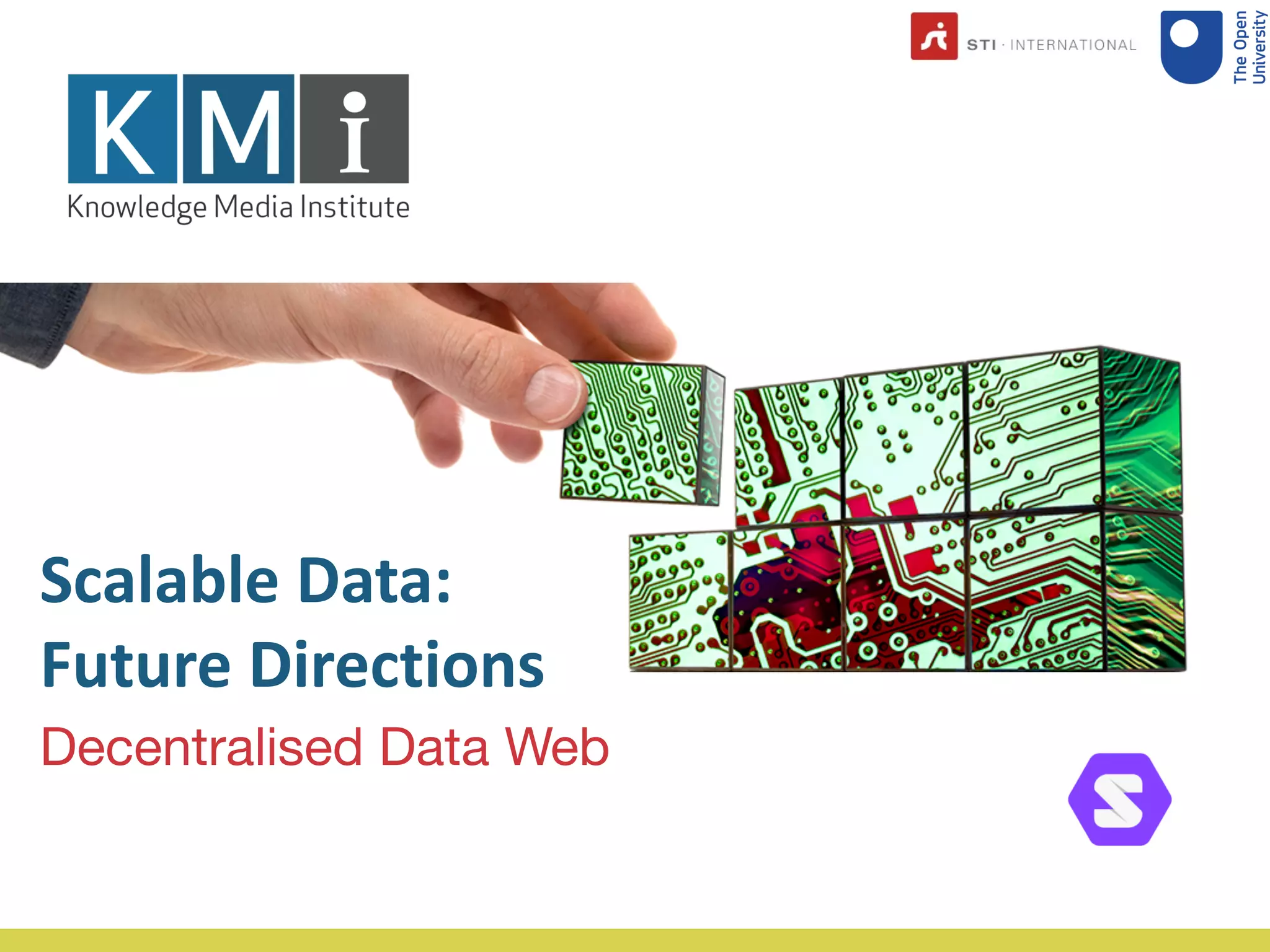 Decentralised Data Web
Scalable Data:
Future Directions
 