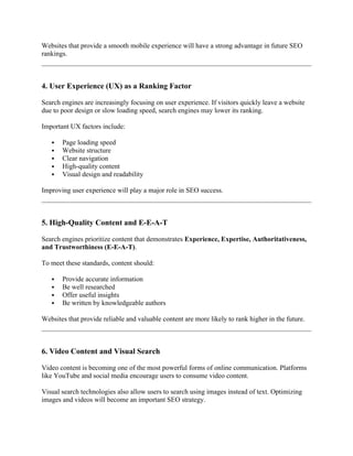 The Future of SEO BLOG.docx in digital industry | DOCX