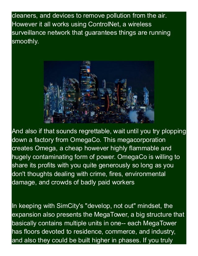 The Future Of Simcity Simcity Cities Of Tomorrow The Future Of Simcity Simcity Cities Of Tomorrow