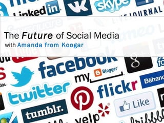 The Future of Social Media
with Amanda from Koogar
 