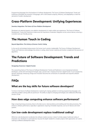The Future of Software Development.docx
