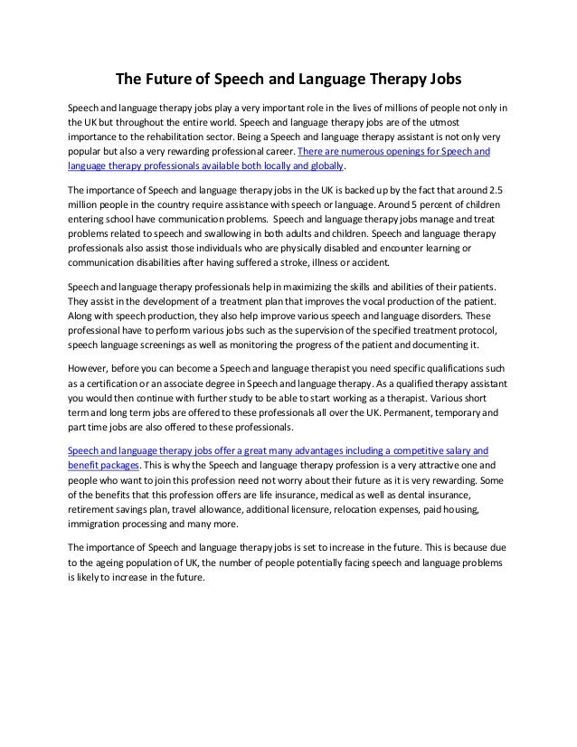 The future speech picture