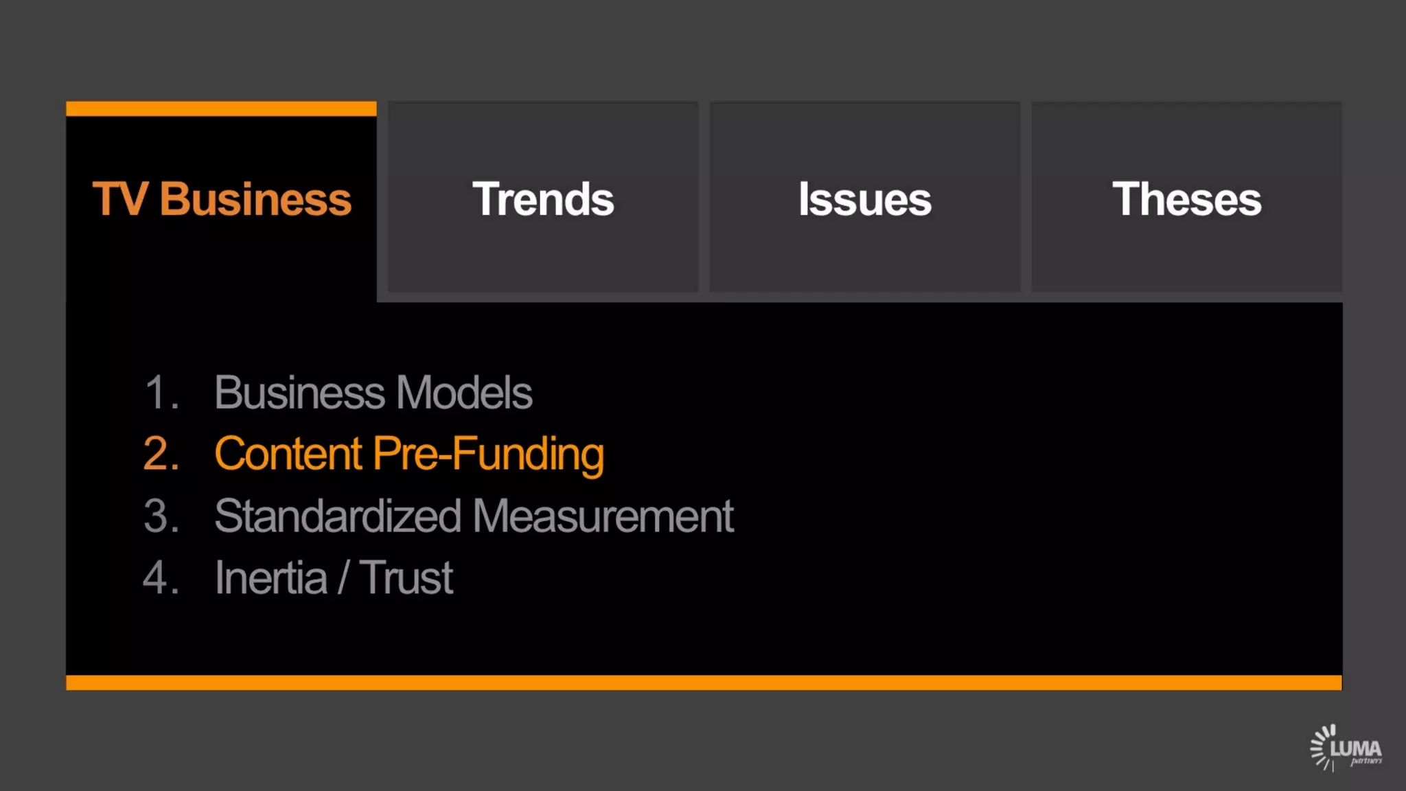 LUMA's The Future of (Digital) TV