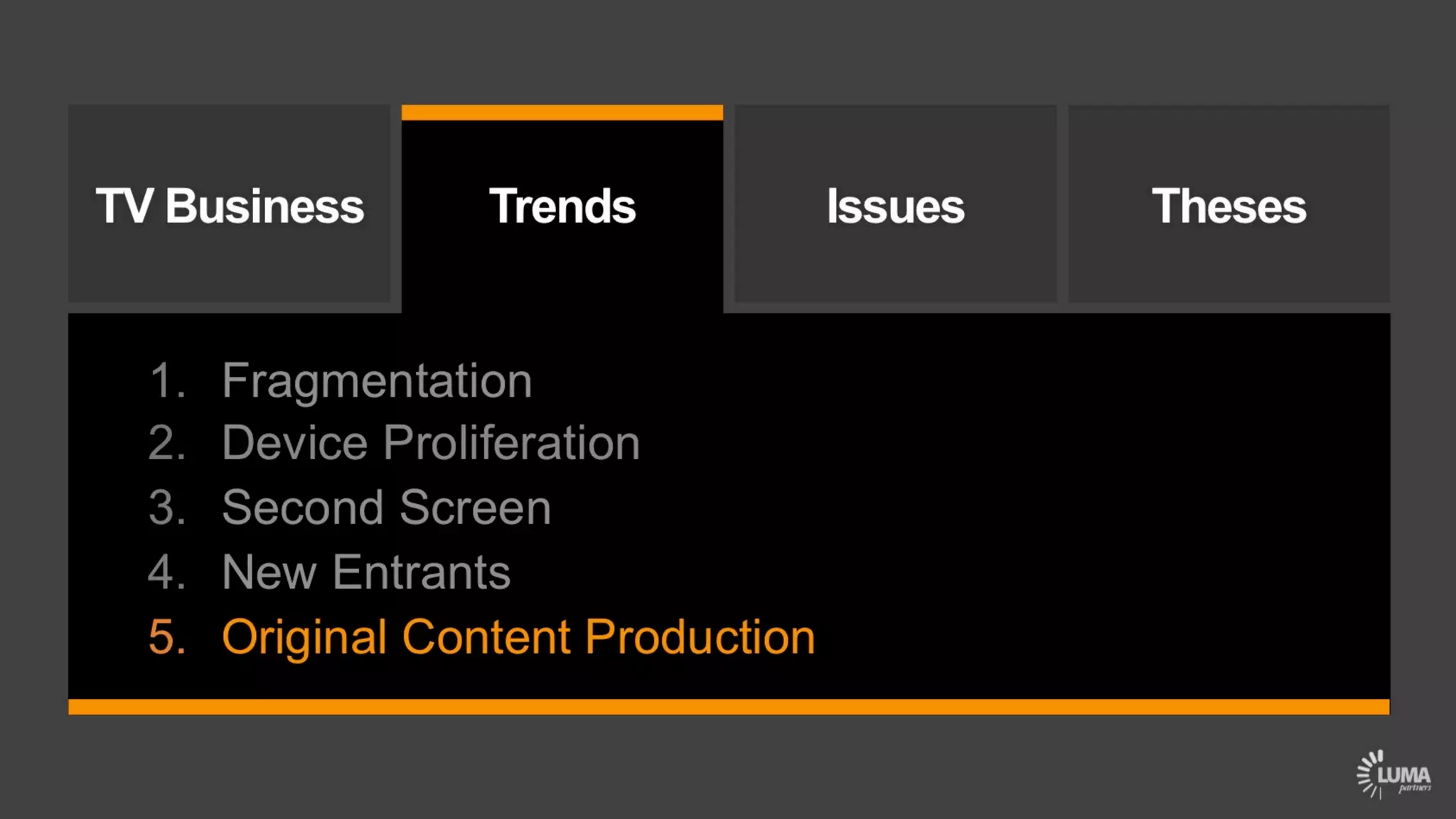LUMA's The Future of (Digital) TV