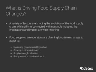 The Future of the Food Supply Chain & Logistics | PDF