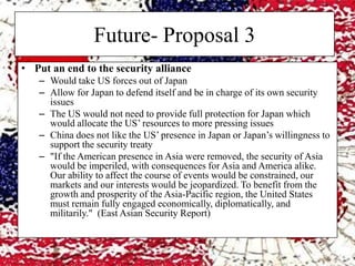 The future of the us japanese security agreements | PPTX