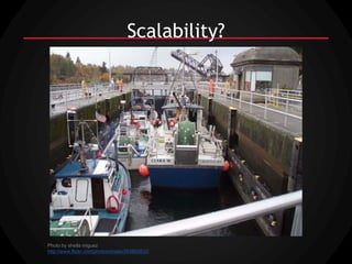 Scalability?




Photo by sheila miguez
http://www.flickr.com/photos/sheila/283800832/
 