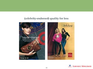 (celebrity-endorsed) quality for less




                 108
 