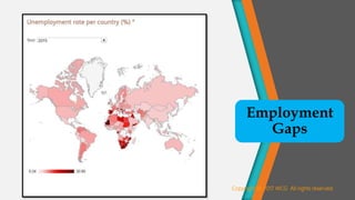 Employment
Gaps
Copyright @ 2017 WCG All rights reserved.
 
