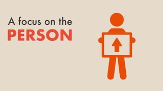 A focus on the
PERSON
 