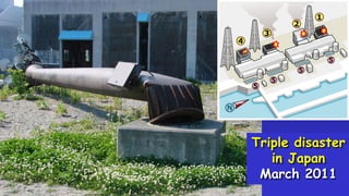 Triple disaster
in Japan
March 2011
 