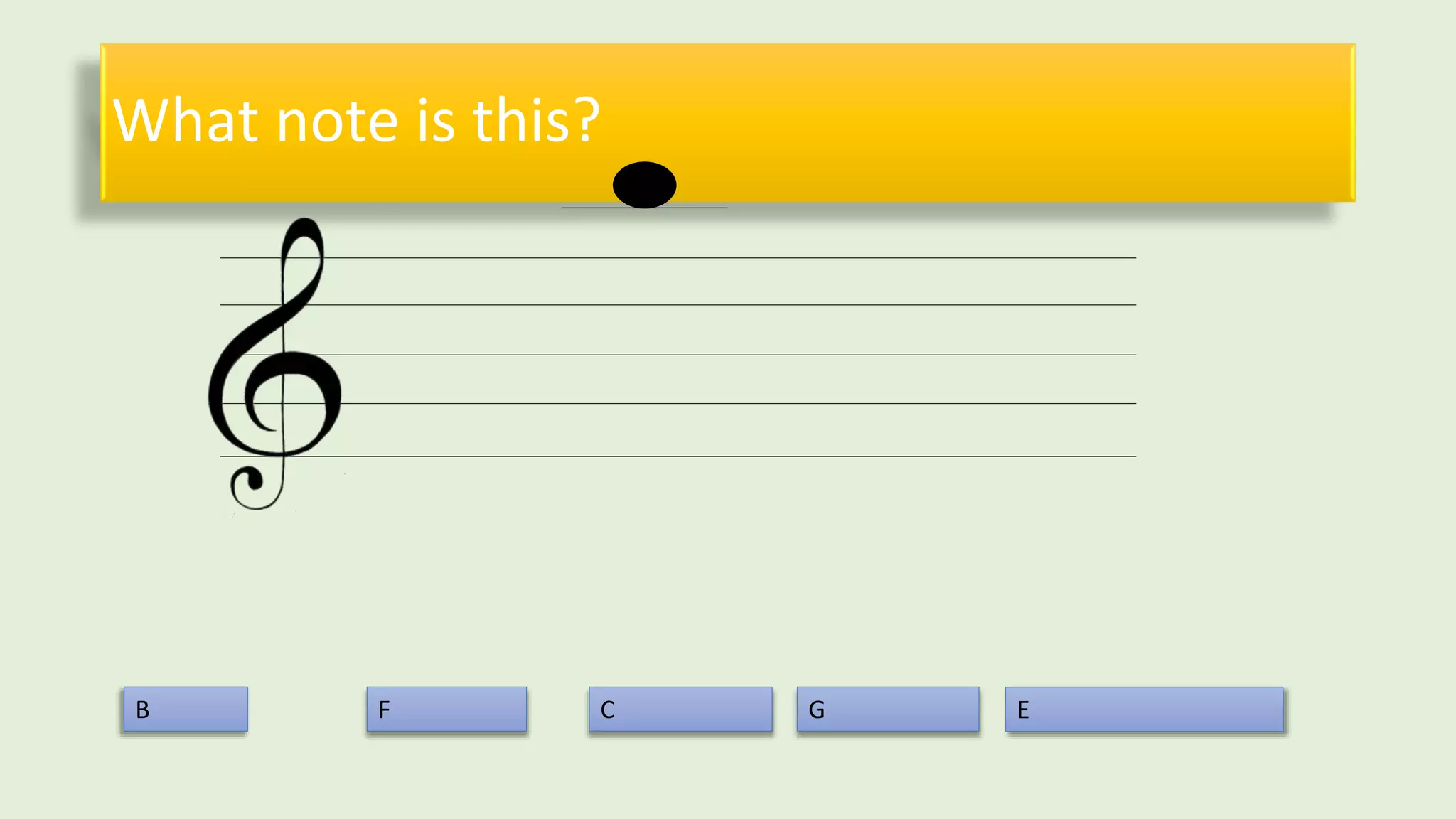 What note is this?
B F C G E