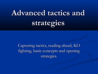 Basic Go Strategy The game of go | PPT
