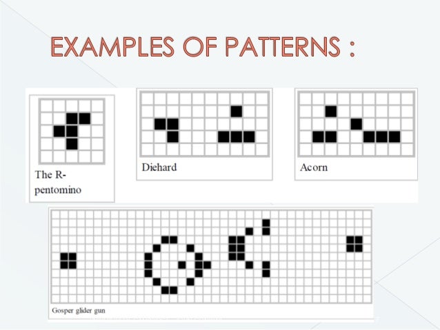 conways game of life simulations