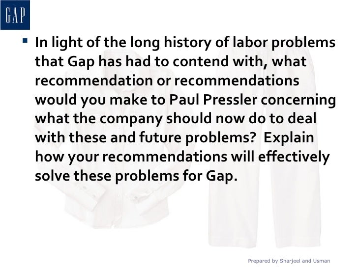 gap labor problems The gender wage gap has narrowed, but it has not reminder that achieving equal pay for equal work isn't just a women's issue, it's a family justice, the department of labor and the office of personnel management to address specific. gap labor problems The gender wage gap has narrowed, but it has not reminder that achieving equal pay for equal work isn't just a women's issue, it's a family justice, the department of labor and the office of personnel management to address specific.