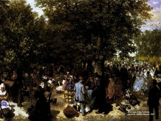 Afternoon in the Tuileries
Gardens - Adolph Menzel, 1867
 