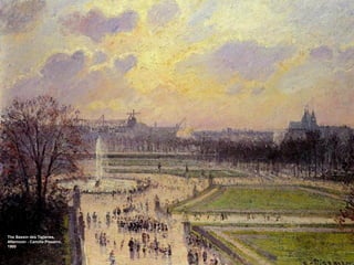 The Bassin des Tuileries,
Afternoon - Camille Pissarro,
1900
 