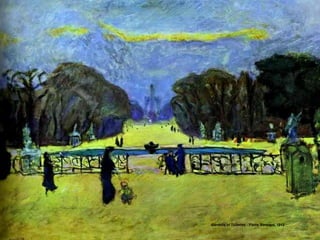 Gardens of Tuileries - Pierre Bonnard, 1912
 