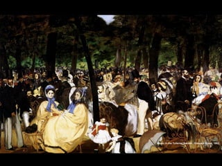 Music in the Tuileries Garden - Edouard Manet, 1862
 