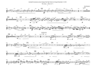 fff
q = 56
126120 121 122 123 124 127 128 129 130 131 132
p p
mp mf f ff
134 139 146138 140 141 142 143 144 145
fff
150147 148 149 151 152 153 154 155
mf
mf f mf ff
q = 176156 167158 159 160 161 162 163 164 165 166 168
mp mf mp mf
171 175169 170 172 173 174 176 177 178 179
mp mf f
183180 181 182 184 185 186 187 188 189
f ff mp f ff f ff
191 195190 192 193 194 196 197 198
14 44
14 44 24 44
44 54
24 34 24 44 54
&b
> 2
3 3
> >3
> > >
3
>
∑
2
Inner Sanctuary
&b
4
∑
> >
∑
> >
3
&b
> >
∑
> > > > > > > > > > > > > > >>>>> >
3 3
&b
2
∑ ∑
>
. .
>
> . .
> > > >
Enlightenment
&b
> > > . . ∑
> . > . . > . > . .
∑
&b
> . > . .
>
. > . . > . > .
. > >
> . > .
.
> . >
&b
>
> > . . > . > . > .
> . > . > . > > . > . > >
.
>
> >3 > . > . > >
œ œ œ œ Œ œ œ œ œ Œ œ œ œ œ œ œ œ œ œ œ Œ œ œ œ œ œ œ œ œ œ œ œ œ œ œ œ œ œ Œ œ œ œ œ œ œ
J ‰ Œ Ó
w Ó ‰ œ œ# œœ œn
œ
œn œ œ œ ‰ œœœ œ
œn œ œ
œ
œœœœ
œ
œ œ œ œ ≈œœœœœœœ œ! œ
J
œ
J œ œ
J
œ
J
œ œ œ
j‰ œ
j
œ
J
œ œ
J ‰ œ œ œ
œ
J œ œ
J ‰ œ œ œ
œœœ œ
œ œ
œ œ
œ
œ œœœ œ
œ œ
œ œ
œ
œ œ œb œ œœœ œœœœ
œœœœ ‰ œb
J
œ œ œ œ ≈œ
œb œ œn œ
œœœœ
œœœœ œ
J ‰ Œ
Œ œ œn œ w w œ
J ‰ Œ Ó Œ Œ Œ
œb œb œ œb œ
J
‰ Œ Œ Ó Œ Œ Œ
œb œ œ œ ˙ œ
J ‰ œ œ œn œ ˙ œ
J ‰ œ œ œ œ
˙ œ
J
‰ œ œ œn œ ˙ œ
J
‰ œ œ œn œ ˙! ˙ ˙! ˙n ˙! ˙ ˙! ˙ Œ Œ Œ Œ
œ œœœ œ œ œ œ œ œ œ œ œ œ œ œ
Œ Œ Œ Œ
œ œœœ œ œ œ œ œ œ œ
œ œ œ œ œ œ œ œn œ œ œ œ! œ#
J
œ ˙ ˙! ˙ œ
J ‰ Œ Œ Ó œ œ œn œ œ œ
œ# œ œ œ œ ˙ ˙! œ œ
J ‰
œ! œn
J
œ œ# œ œ œ#
‰
œ
J
œ# œ ‰
œ
J
œ# œ œ œ ‰
œ
J
œ# œ ‰
œ
J
œ# œ œ œ œ œ Œ Œ Œ Œ œœœ œn œ œn œ œ œ œ œ œ œ
œ Œ Œ Œ œ œn œ œ œ œ œ œ œ œ œ œ
The Gates - Horn in F 1
2
Licensed for exclusive use by Oswego East High School (IL) through December 31, 2016
 