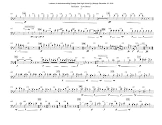 ff fff
116 126115 117 118 119 120 121 122 123 124 127 128 129 130
pp mf pp p mp p mp p p
q = 56 134 139131 132 133 135 136 137 138 140 141 142 143
f ff fff fp f ff fff
146 150144 145 147 148 149 151 152 153 154 155
p p p p mp ff
q = 176
156 167157 158 159 160 161 162 163 164 165 166
f mf mp mp
171 175168 169 170 172 173 174 176 177
mf f mf f mp
183178 179 180 181 182 184 185 186 187 188
mf f ff f ff f ff mf
191 195 199
189 190 192 193 194 196 197 198 200
14 44 14 44 24 44
44 54
24 34 24 44 54
?
bb
> >
> > > > > > > > > > > > > > > > 2 > > > > > > > > >
?bb ∑ ∑
- - - - - - - - - - - - - - - - - - - - - - - - - - - -
Inner Sanctuary
?bb
> >>>> >
∑
> > > > > > > > > > > >
∑
> >
>
> > >
>
> > > >>
>> >
> > >
>
3
3
?bb
- - - - - - - - - -
-
> > > > > > > > > > > >
Enlightenment
?
bb
> > > > > > > > > > > > > > > > > > > > > > > > > > > > > > > > >
?bb
> > > > > . . > > > > > . . > > > > > > > > . . > > > > > . . > > > >
?
bb
> > > > > > > > > > > . > > > > . > > > > > > > > >
˙ ˙ ˙ ˙ ˙ ˙ ˙ ˙ ˙ ˙ ˙ ˙ ˙ ˙ ˙ ˙ ˙ ˙ ˙! œ ˙! œ ˙! œ ˙! œ œ
J ‰ Œ Ó
w Œ
œ ˙ œ
J ‰
œ ˙ œ
J ‰
œ œ œ œ
J ‰
œ œ œ œ ˙ œ œ œn œ
Œ Ó
œn œ œ œ œ
Œ Ó
œ œ œ œ œ œ œ œ
œ œ œ œ œ œ œ œ œ œ œ œ œ œ œ œ œ œ
Œ
œ œ œ Œ
œ œb œ œ Œ
œ œ œb œœœœ œb Œ ‰
œ
J
œ
œ
œb wn œ
J ‰ Œ
w w œ
J ‰ Œ Ó
œn œ œ œ œ œ œ œ œ œ œ œn œ œ œ œ
w œ
j‰ Œ Ó ˙b ! ˙b ˙! ˙b ˙b ! ˙ ˙! ˙ œ œ œn ! œ
J
œ
œ œ œn ! œ
J
œ œ œ œn ! œ
J
œ œ œ œn ! œ
J
œ œ! œ
J
œ ˙n œ! œ
J
œ ˙n œ! œ
J
œ ˙ œ! œ
J
œ ˙ œ! œ
J
œ ˙ œ! œ
J
œ ˙ œ! œ
J
œ ˙
œ! œ
J
œ ˙ œ! œ
J
œ œ œ œ! œ
J
œ ˙ œ! œ
J
œ œ œ œ! œ
J
œ ˙ œn ! œ
J
œ ˙ œn ! œ
J
œ œ œ œn ! œ
J
œ ˙ œn ! œ
J
œ œ œ
˙! ˙n ˙# ! ˙
˙! ˙n œ! œn
J
œ œ œ œ
J ‰ Œ
œ
J ‰ Œ Œ
œ
J ‰ Œ
œ
J ‰ Œ Œ Œ
˙! œ œn
J ‰
œ! œ
J
œ ˙n ˙! œ œn
J ‰
œ! œ
J
œ ˙n œ! œ
J
œ ˙n œ! œ
J
œ ˙n
The Gates - Low Brass 1
2
Licensed for exclusive use by Oswego East High School (IL) through December 31, 2016
 