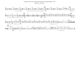 mp mp mp
207 211201 202 203 204 205 206 208 209 210
mf f ff mp ff p
215 219 223212 213 214 216 217 218 220 221 222
mf ff
accel.227224 225 226 228 229 230 231 232 233 234 235 236
237
fff
q = 180
239
240 241 242 243 244 245 246 247 248 249 250 251
24 34 24 44 54 34
44
44
?
bb
> > > > > > > > > > > > > > > > > > > > > > > > > > > > > > > >
?bb > > > > > > > > > > > > > > > > > > > > > > > > > > > >
> >
?bb > > > > > > > > > > > > > > > > > > > > > > > >
∑
2
?bb ∑
> > > > > > > > > >
∑
> > > >
œ# œ
J
œ ˙ œ# œ
J
œ ˙ œ# œ
J
œ ˙ œ# œ
J
œ ˙ œ# œ
J
œ ˙ œ# œ
J
œ ˙ œ# œ
J
œ ˙ œ# œ
J
œ ˙ œ# œ
J
œ ˙ œ# œ
J
œ ˙ ˙# ˙
˙# ˙ ˙# ˙ œ# œ
J
œ œ œ œ
J ‰ Œ œ
J ‰ Œ Œ œ
J ‰ Œ œ
J ‰ Œ œ œ œ
œ œ œ# œ
J
œ œ œ œ# œ
J
œ œ œ œ# œ
J
œ œ œ œ# œ
J
œ
œ# œ#
œ# œn # œ# œ# œ# œ# ˙b œ
J ‰ œb œ œ ˙b œ
J ‰ œb œ œ ˙b œ
J ‰ œb œ œ ˙b œ
J ‰ œb œ œ œ
J ‰ Œ Œ
œ# œn
J
œ œb w œ
J ‰ Œ Ó Ó Œ
œ œ œ œ œ œ œ œ œ œ œ œ œn œb œ œ
J ‰
w w w œ
J ‰ Œ Ó
The Gates - Low Brass 3
3
Licensed for exclusive use by Oswego East High School (IL) through December 31, 2016
 