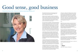 Good sense, good business
Foreword by Sharon Allen, Chairman of Deloitte United States (Deloitte LLP)
                    ...