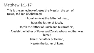 The Genealogy of Jesus Christ.ppt