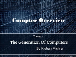 Compter Overview
By Kishan Mishra
Theme:-
 