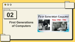 02
First Generations
of Computers
 