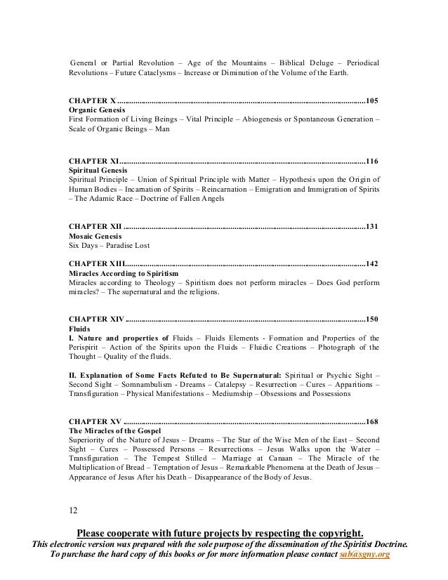 The Genesis According To Spiritism - 