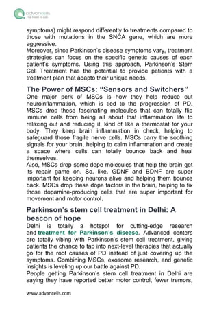 Hope for Parkinson’s: How Stem Cells Transform Treatment | PDF
